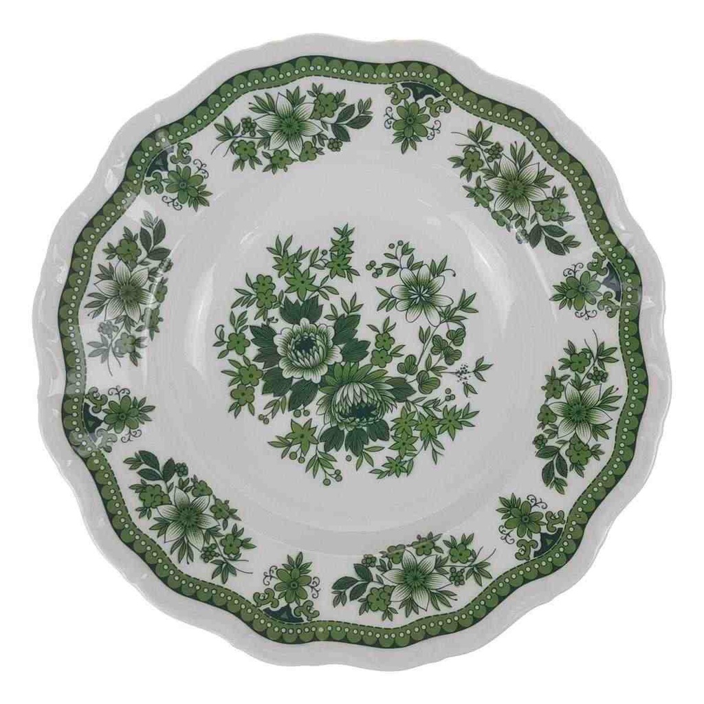Suppenteller 23 cm Seltmann Weiden Barock Hubertus Blumendekor gebraucht - sehr gut