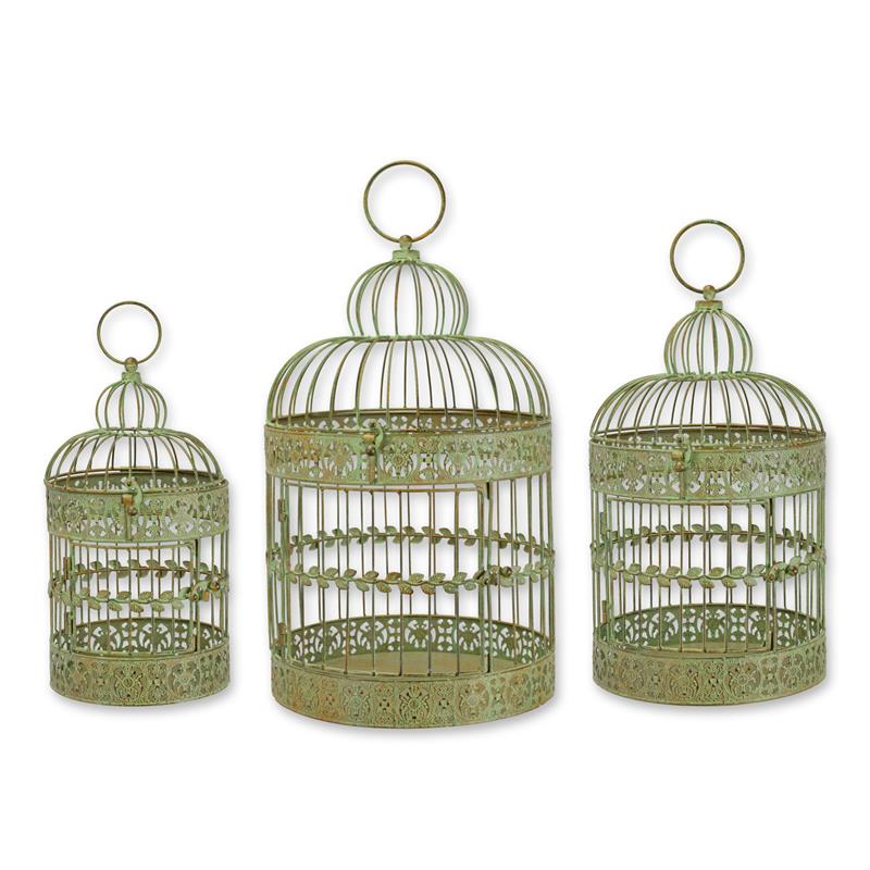 [LA-1817720] Vogelkäfige Eisen 3er Set