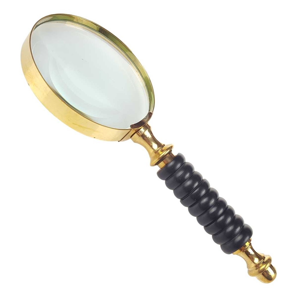 [LA-39821] Leselupe Handlupe Vergrößerungsglas Messing #39821