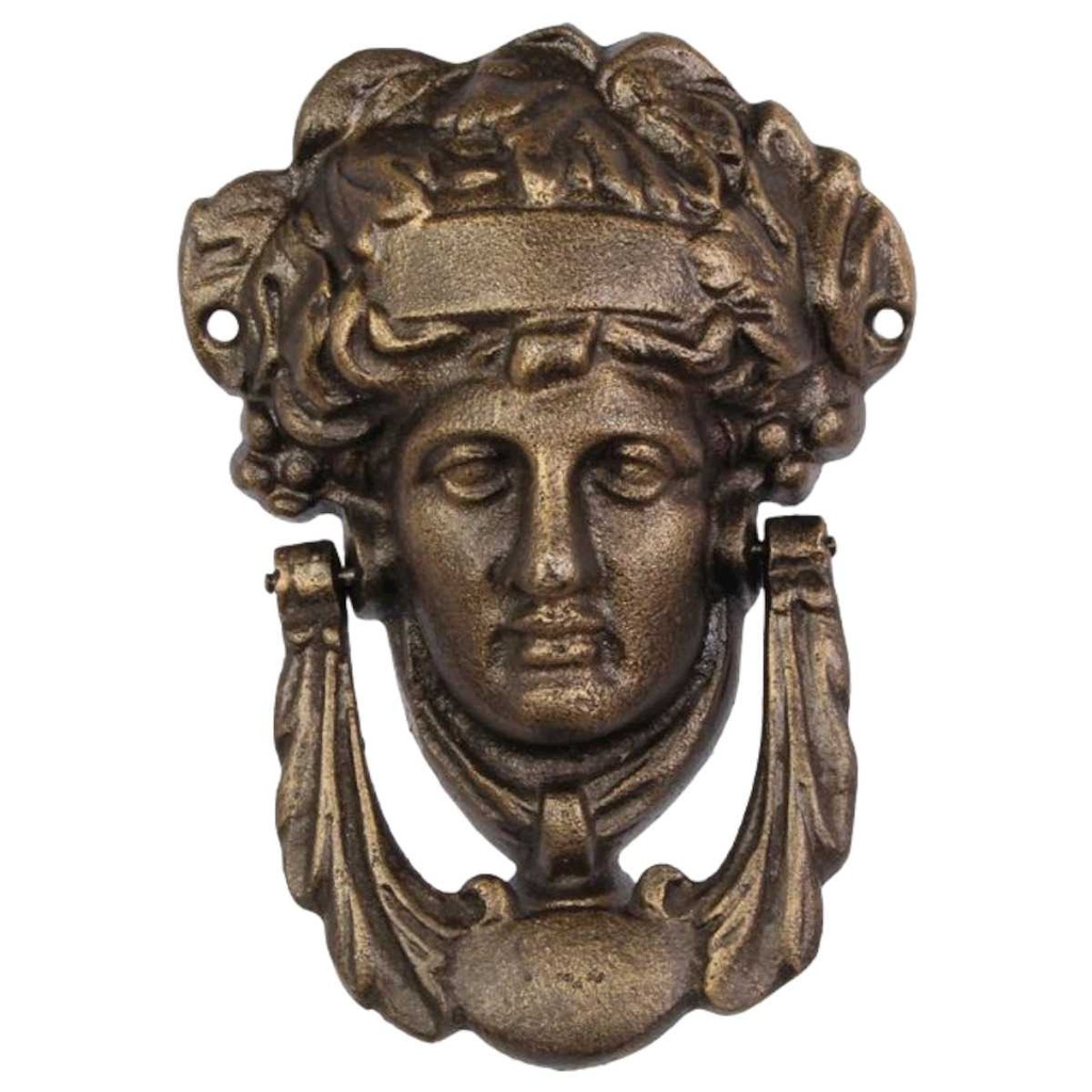 [LA-43752] Wandglocke Türglocke Türklopfer Gusseisen Athena