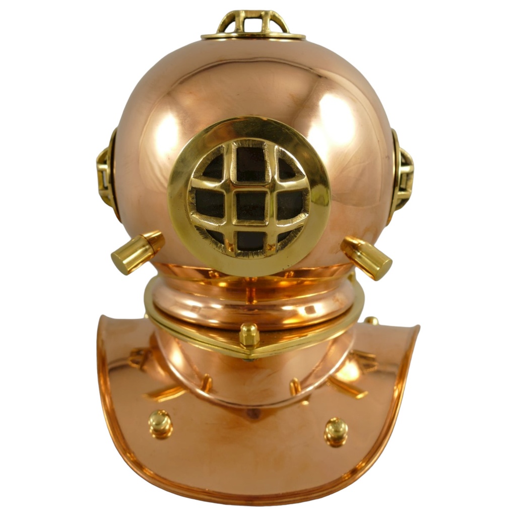 [LA-42768] Taucherhelm Kupfer H 20 cm