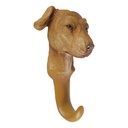 Handtuchhalter Garderobenhaken Kleiderhaken Mantelhaken Kunststein Hund