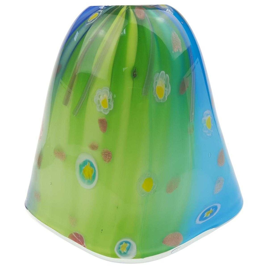 [LA-85104] Lampenschirm Ersatzglas Ersatzschirm Glasschirm Mehrfarbig Glas Murano-Stil #85104