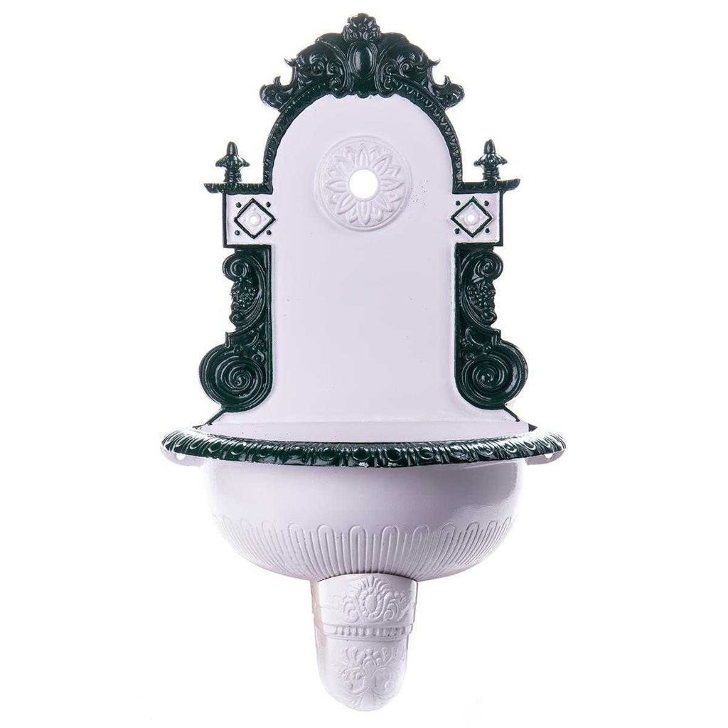 [LA-85221] Wandbrunnen Wassersäule Gartenbrunnen Zapfstelle Aluminium