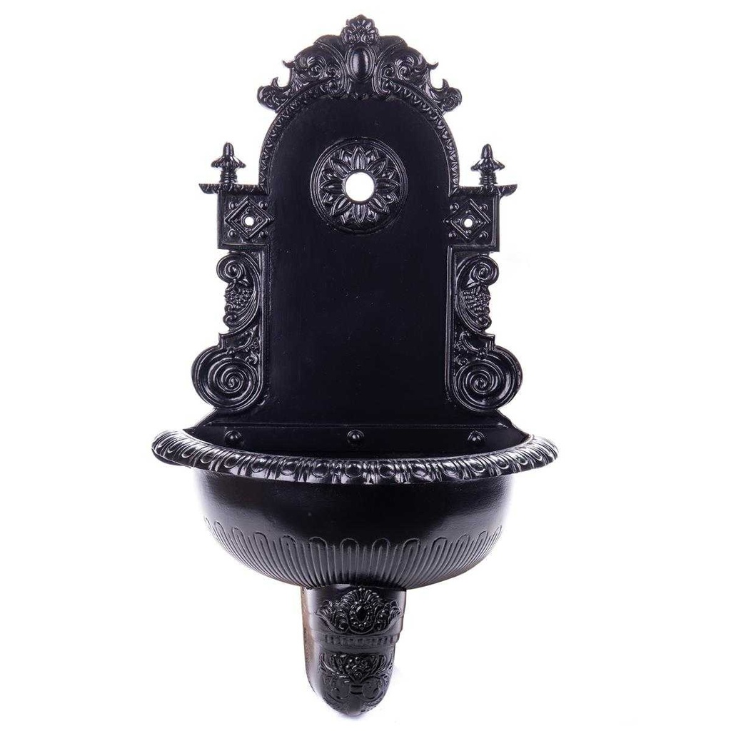 [LA-85223] Wandbrunnen Wassersäule Gartenbrunnen Zapfstelle Aluminium #85223