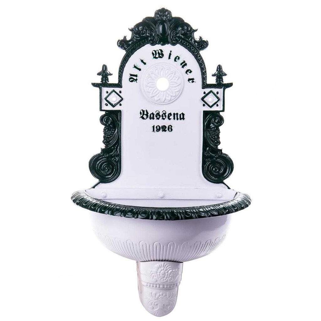 [LA-85224] Wandbrunnen Wassersäule Gartenbrunnen Zapfstelle Aluminium #85224