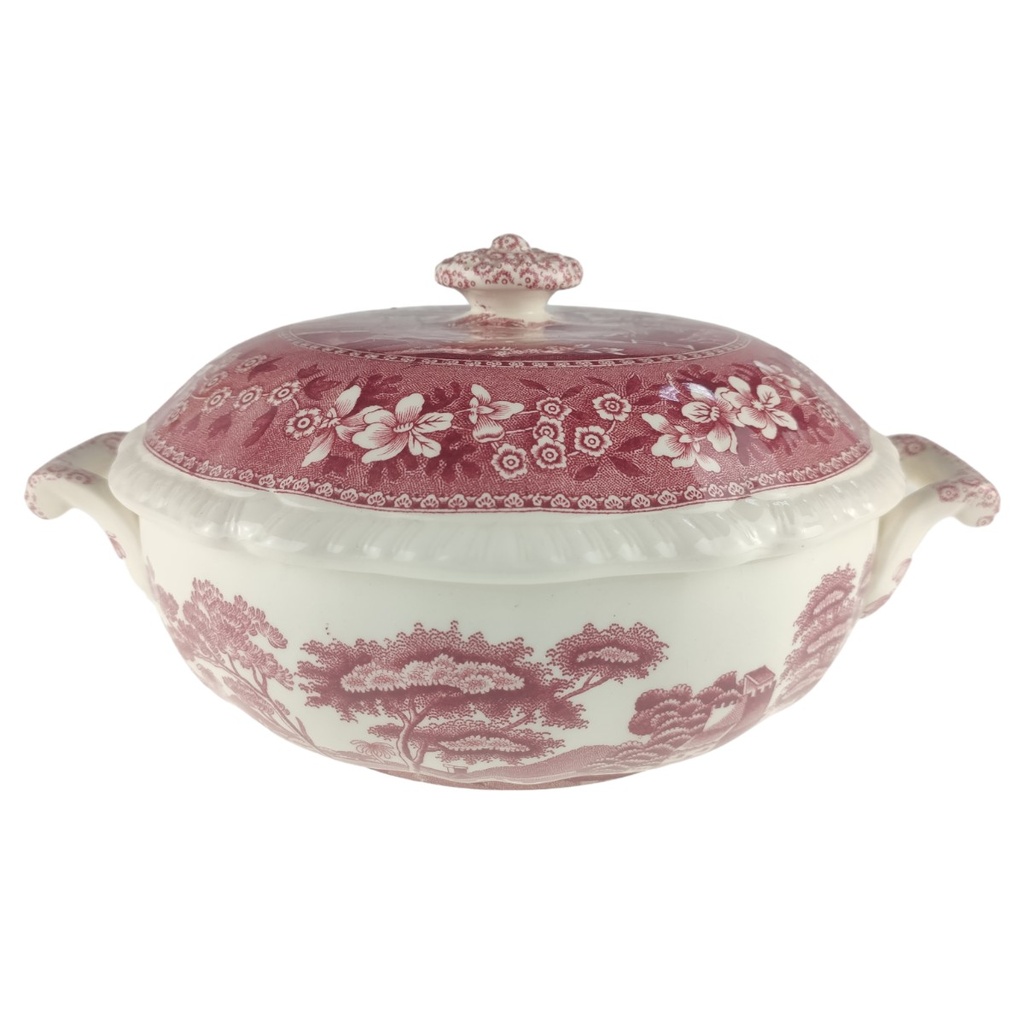 [1806064-1] Ragoutterrine 1,05 L Spode Copeland Pink Tower Rot