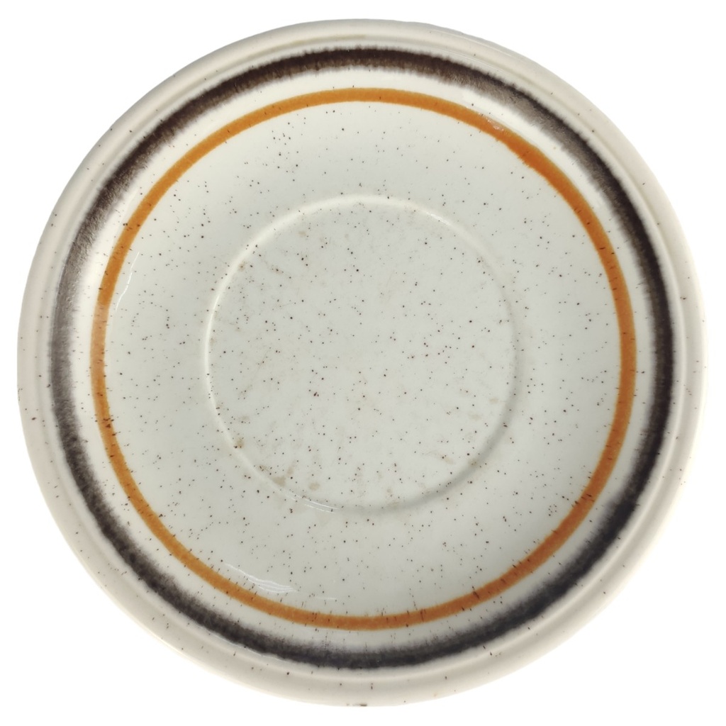 Untertasse für Kaffee 14 cm Biltons Beige Orange Braun