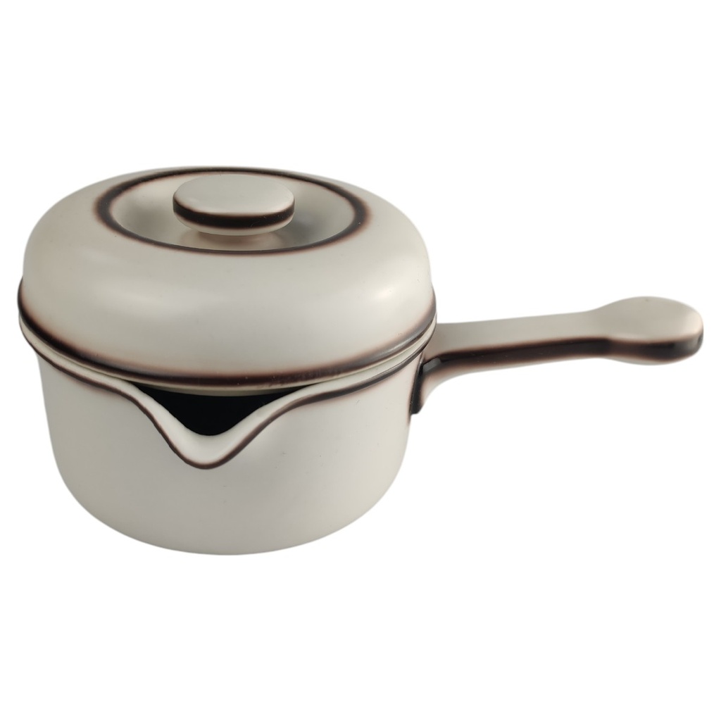 Buttersauciere mit Deckel Thomas Scandic Shadow braun