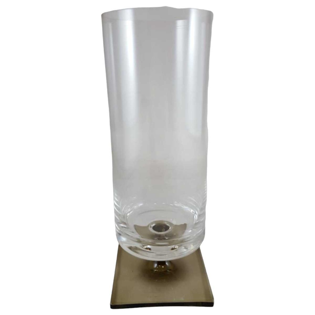 [160509529] Bierglas Rosenthal Rauchglas Georg Jensen Berlin Eckiger Fuß