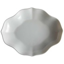 Beilagenschale 18,5x14,5 cm Hutschenreuther Maria Theresia Weiß gebraucht - sehr gut