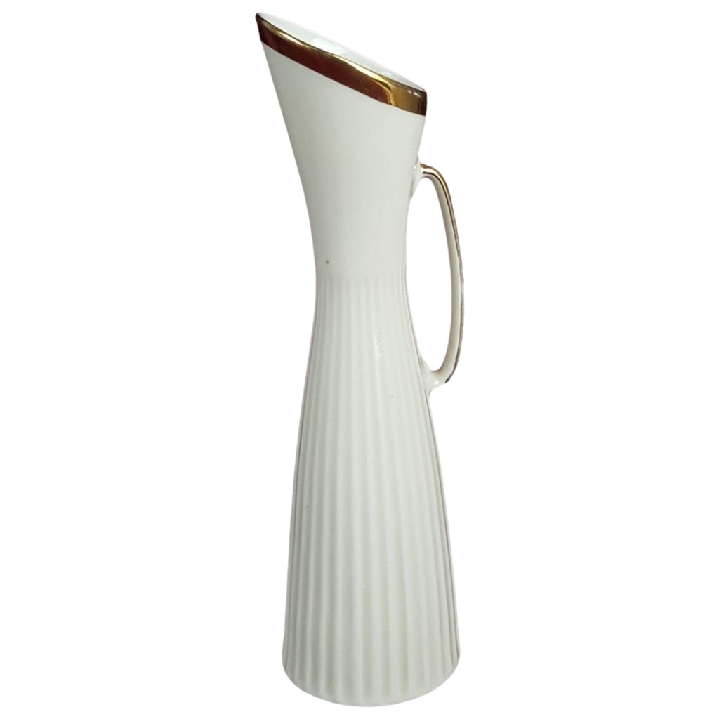 Henkelvase Goldrand Bavaria 20,5 cm Porzellan gebraucht - gut
