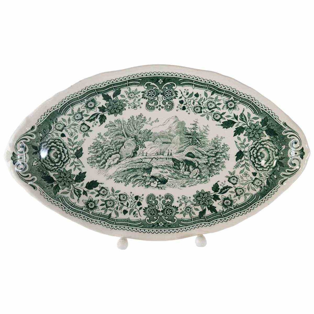 [45812015] Beilagenschale klein 23x13,5 cm Villeroy & Boch Burgenland Grün gebraucht - sehr gut