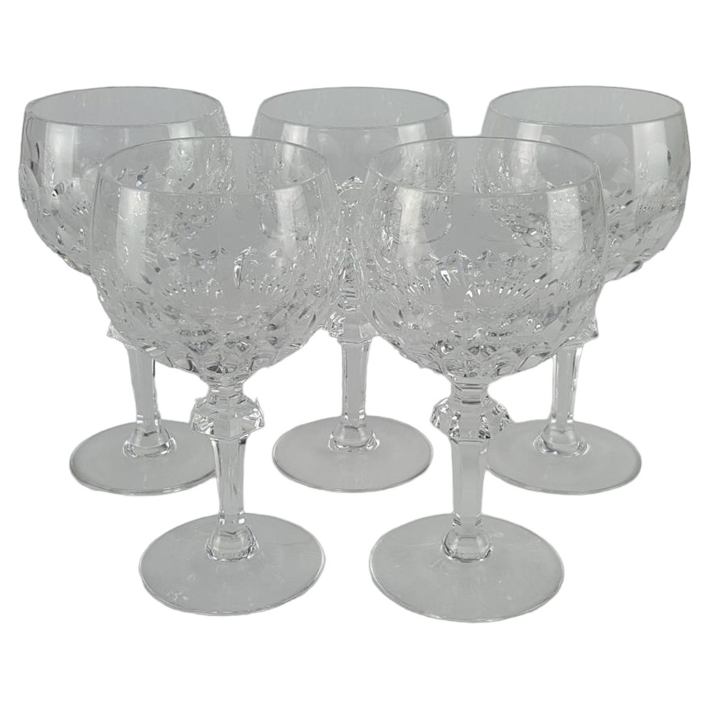 [458132996] 5er Set Weingläser Trinkglas Bleikristall H 15 cm