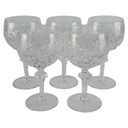 5er Set Weingläser Trinkglas Bleikristall H 15 cm