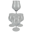4er Set Weingläser Trinkglas Bleikristall H 13,4 cm