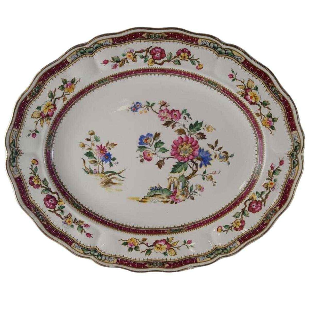 [45813443] Beilagenplatte 28,2x23,5 cm Einzelteile gebraucht - gut