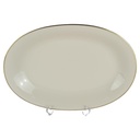 Beilagenplatte Steakplatte Goldrand Bavaria 30 cm gebraucht - gut