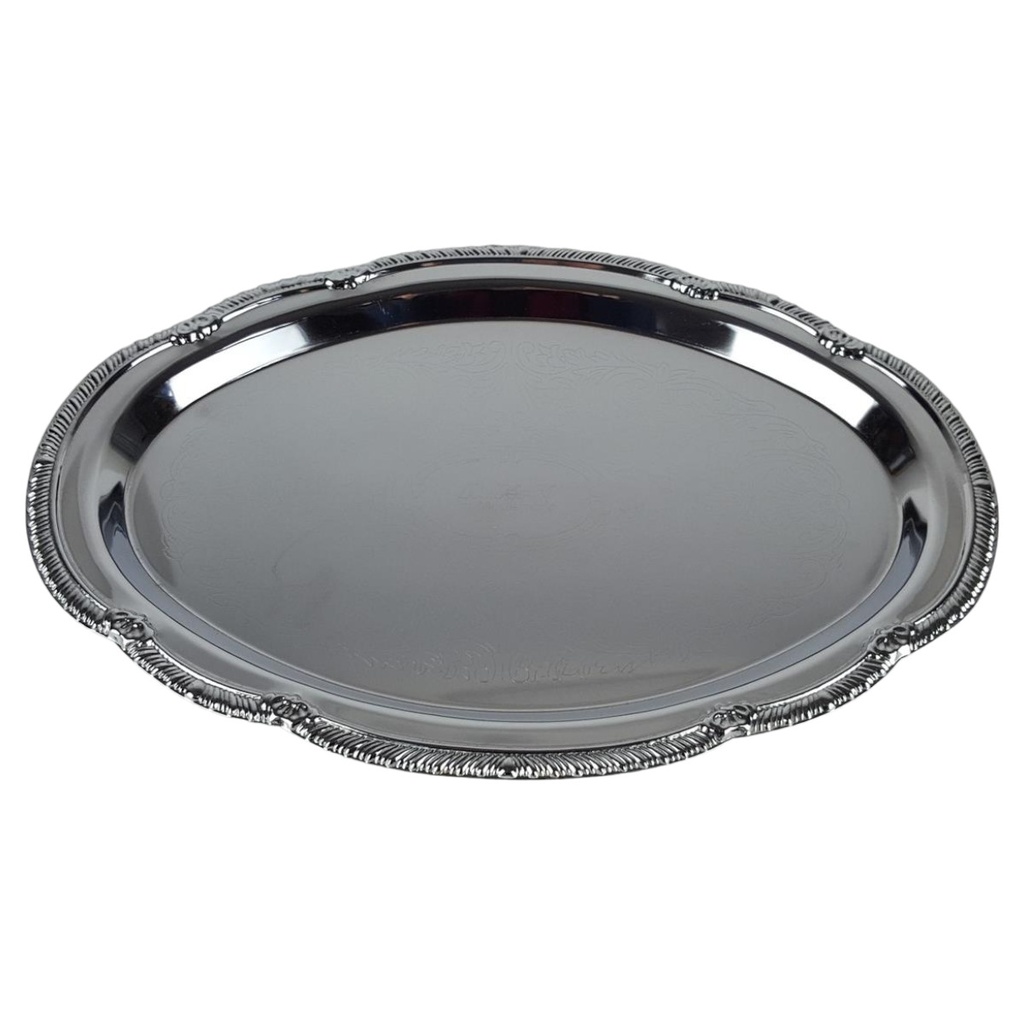 Servierplatte 30 cm Adler Silber gebraucht - gut