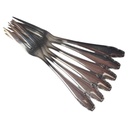 6er Set Paul Wirths Rokoko 100er Silberauflage versilbert Kuchengabeln 15,3 cm