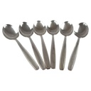 6er Set Auerhahn Esslöffel Löffel 90 versilbert L 19,7 cm Vintage Retro