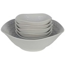 6er Set Schale 9 cm Schumann Arzberg Weiß gebraucht - gut