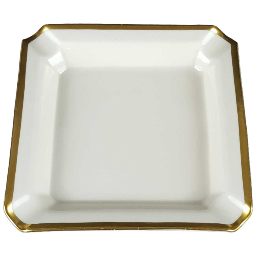 Aschenbecher Goldrand Rosenthal Elfenbein Beige Selb gebraucht - gut