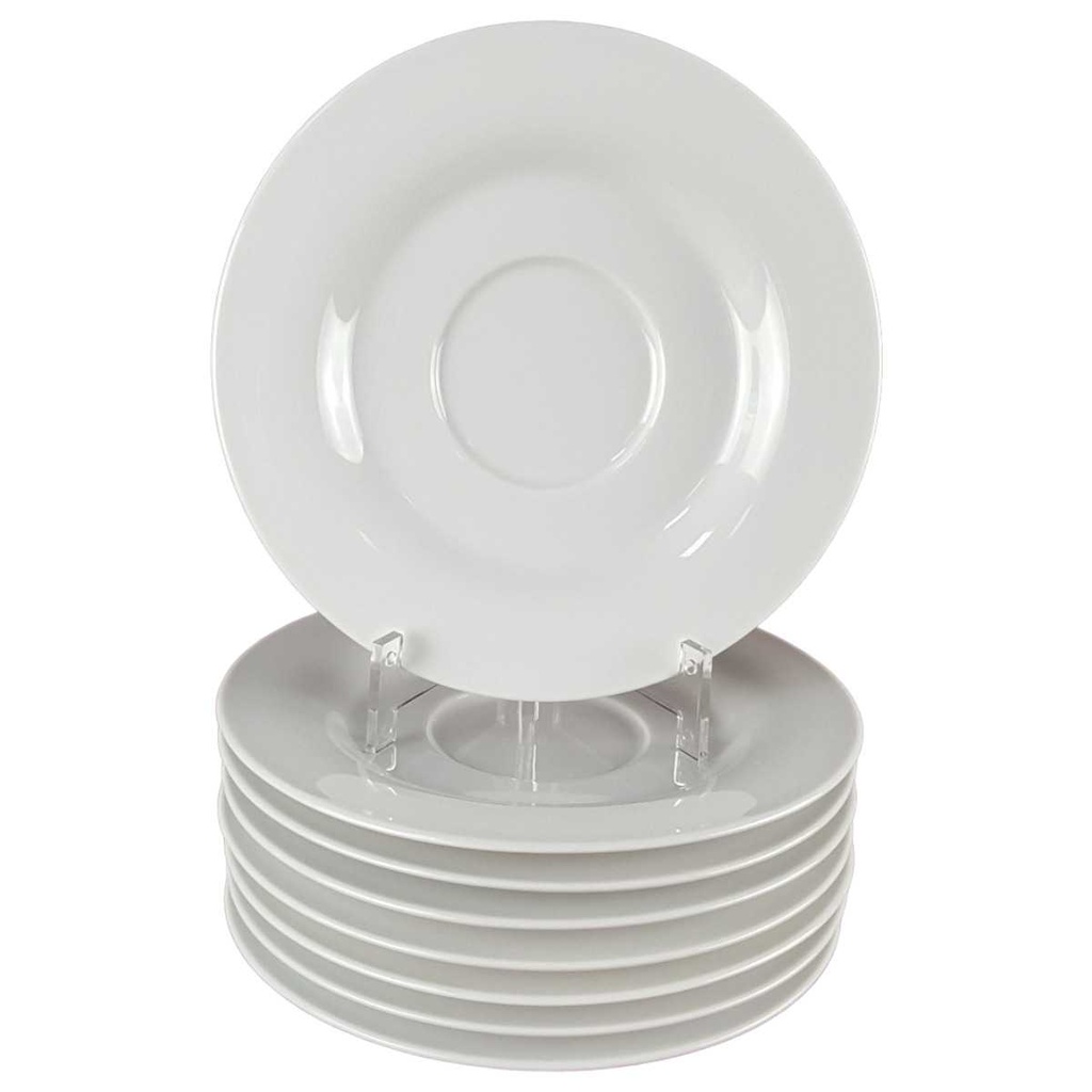 [458140741] 8er Set Untertasse 17,8 cm Arzberg Weiß gebraucht - gut