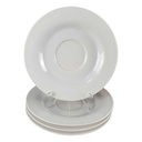 4er Set Untertasse Untertassen 17,8 cm Arzberg beige gebraucht - gut