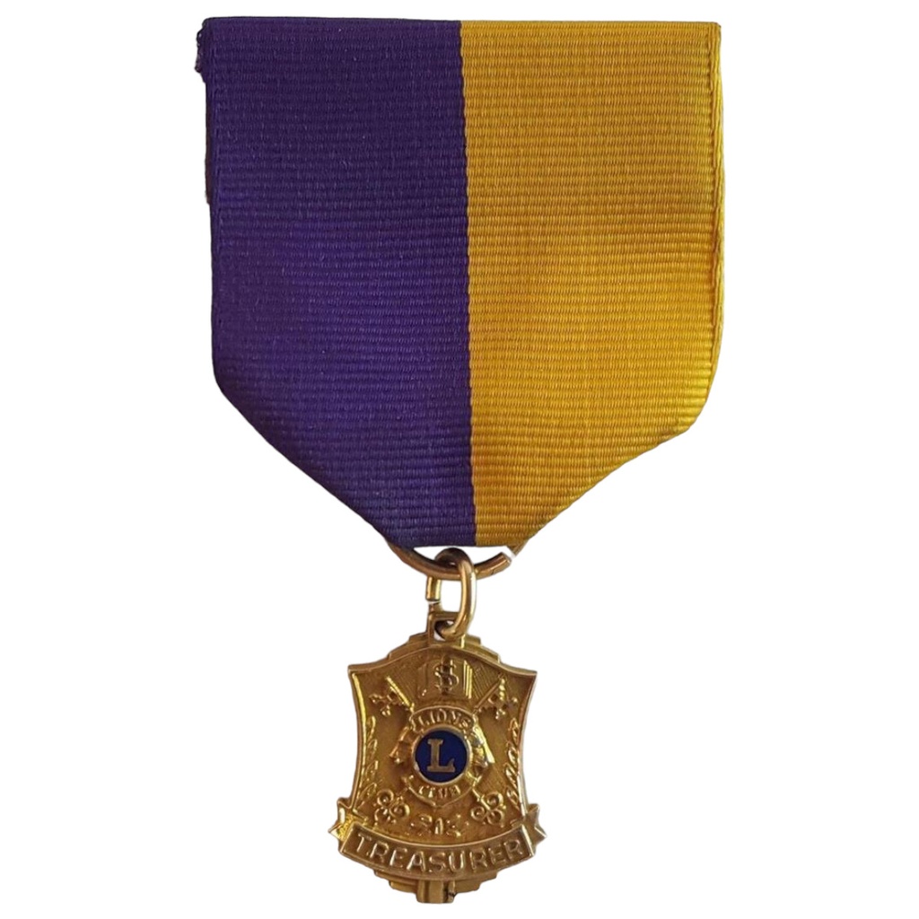 [45814842] Auszeichnung Lions Club Treasurer Gold 10 K