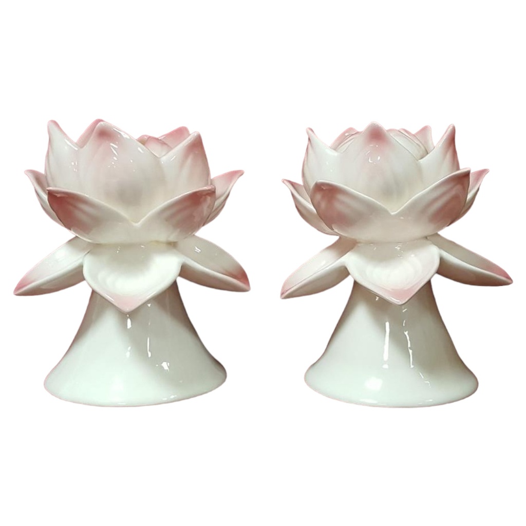 2er Set Kerzenhalter Kerzenleuchter Formano Rosa gebraucht - gut