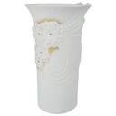 Vase 23,3 cm AK Kaiser Weiß gebraucht - sehr gut