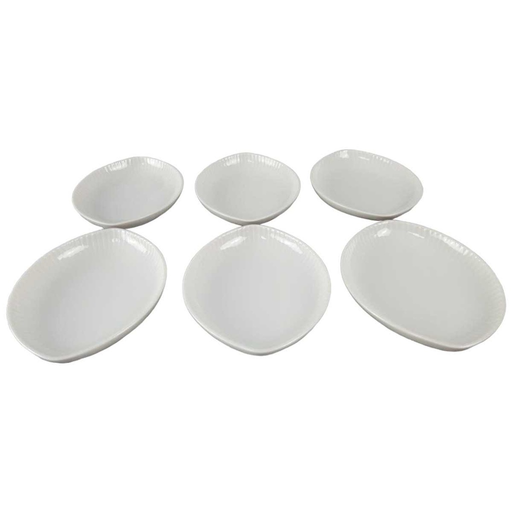 6er Set Schale Schälchen Heinrich Weiß gebraucht - sehr gut