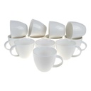 12er Set Kaffeetasse Ritzenhoff & Breker und Via Melodie Weiß gebraucht - gut