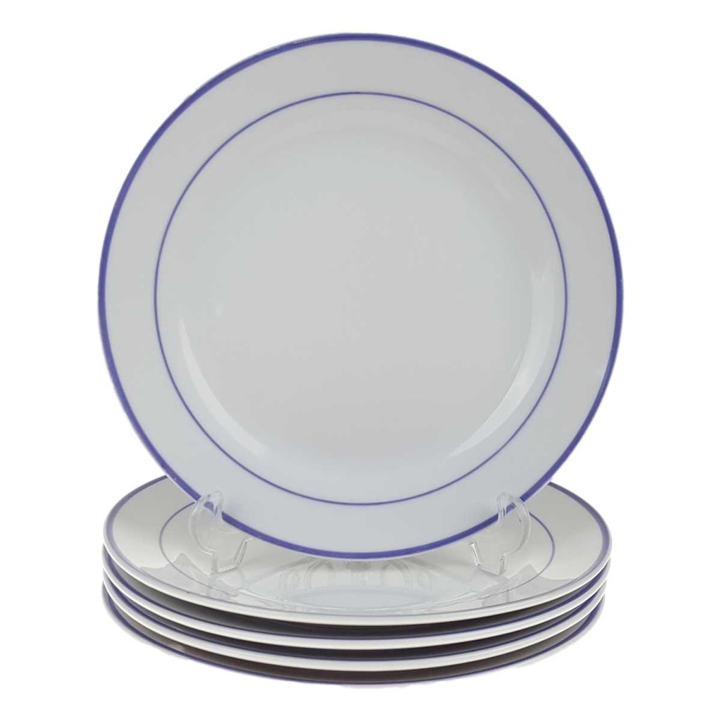 [458168093] 5er Set Kuchenteller 19,2 cm Ritzenhoff & Breker Snap Basic Blau