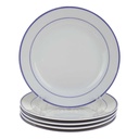 5er Set Kuchenteller 19,2 cm Ritzenhoff & Breker Snap Basic Blau