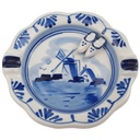 Aschenbecher klein Delfts Blue Windmühle gebraucht - gut