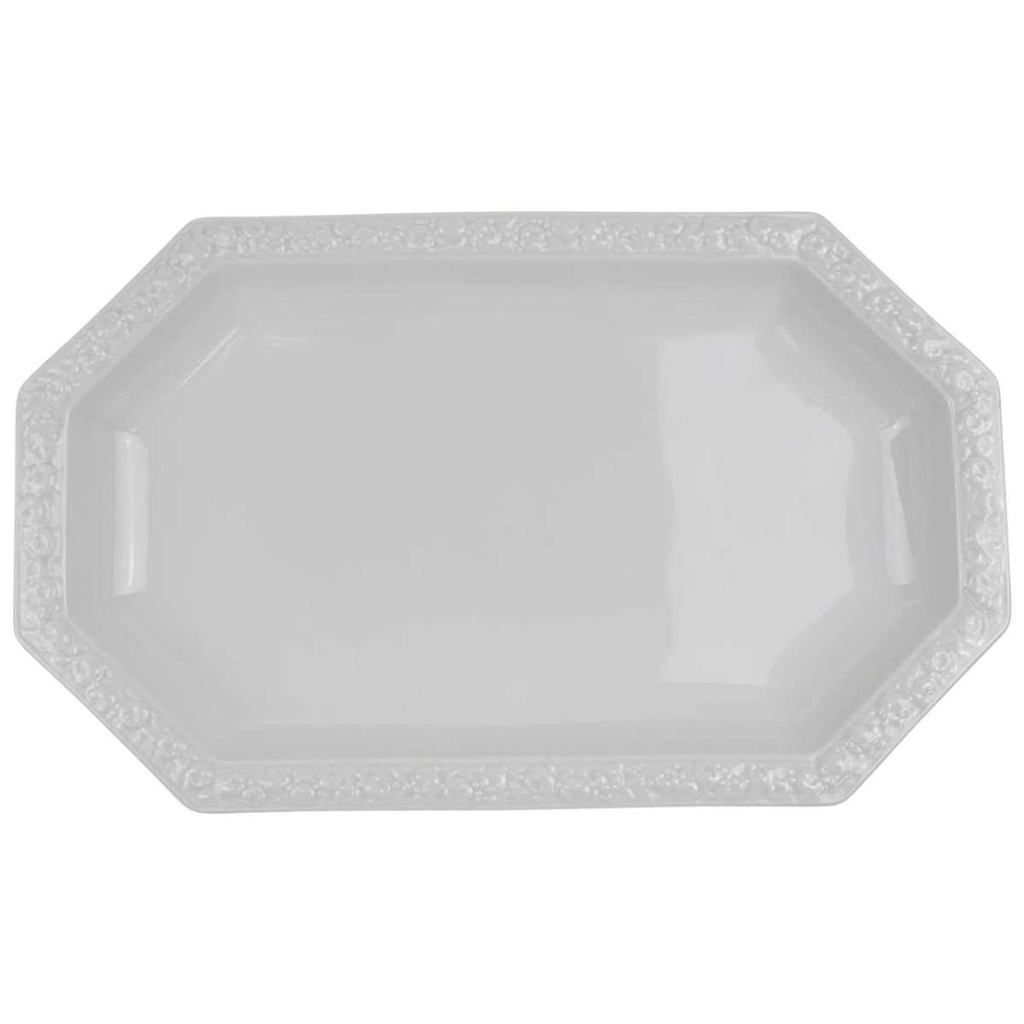 [458169214] Beilagenplatte 28,7x17,9 cm Rosenthal Maria Weiß gebraucht - gut