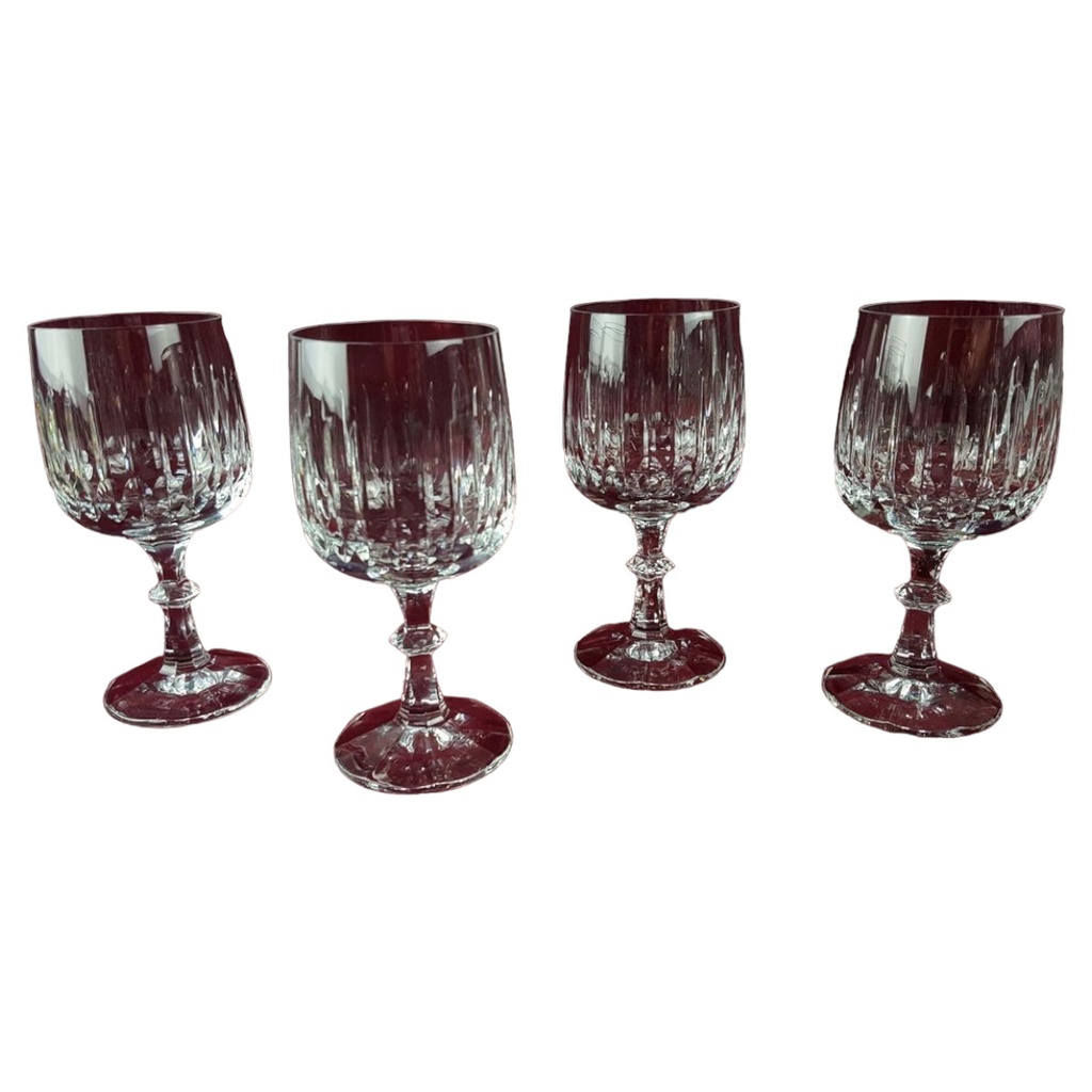 [45817642] 4er Set großes Weinglas H 17 D 8,3 cm Bleikristall