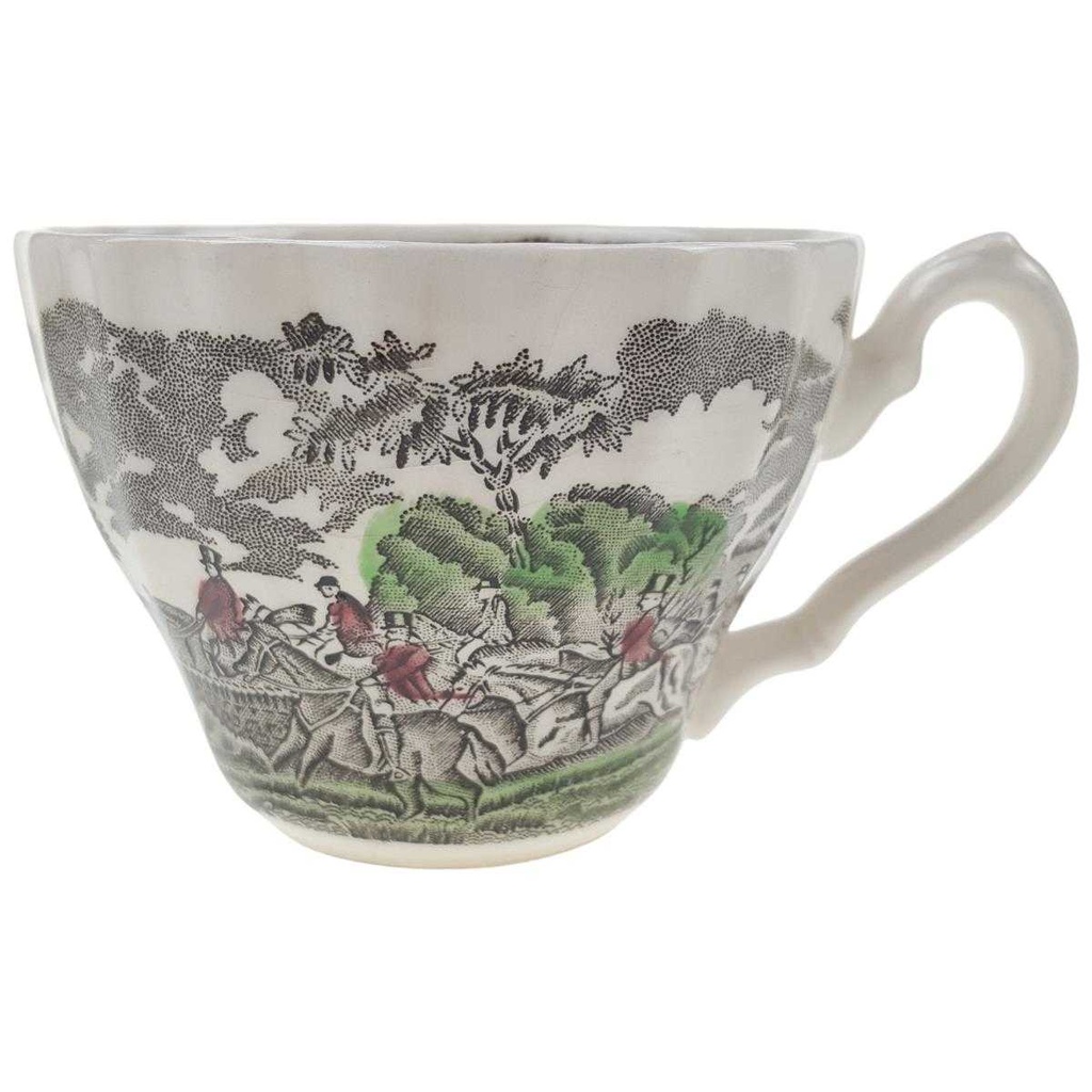 [100186-2] Kaffeetasse Myott Country Life rot grün