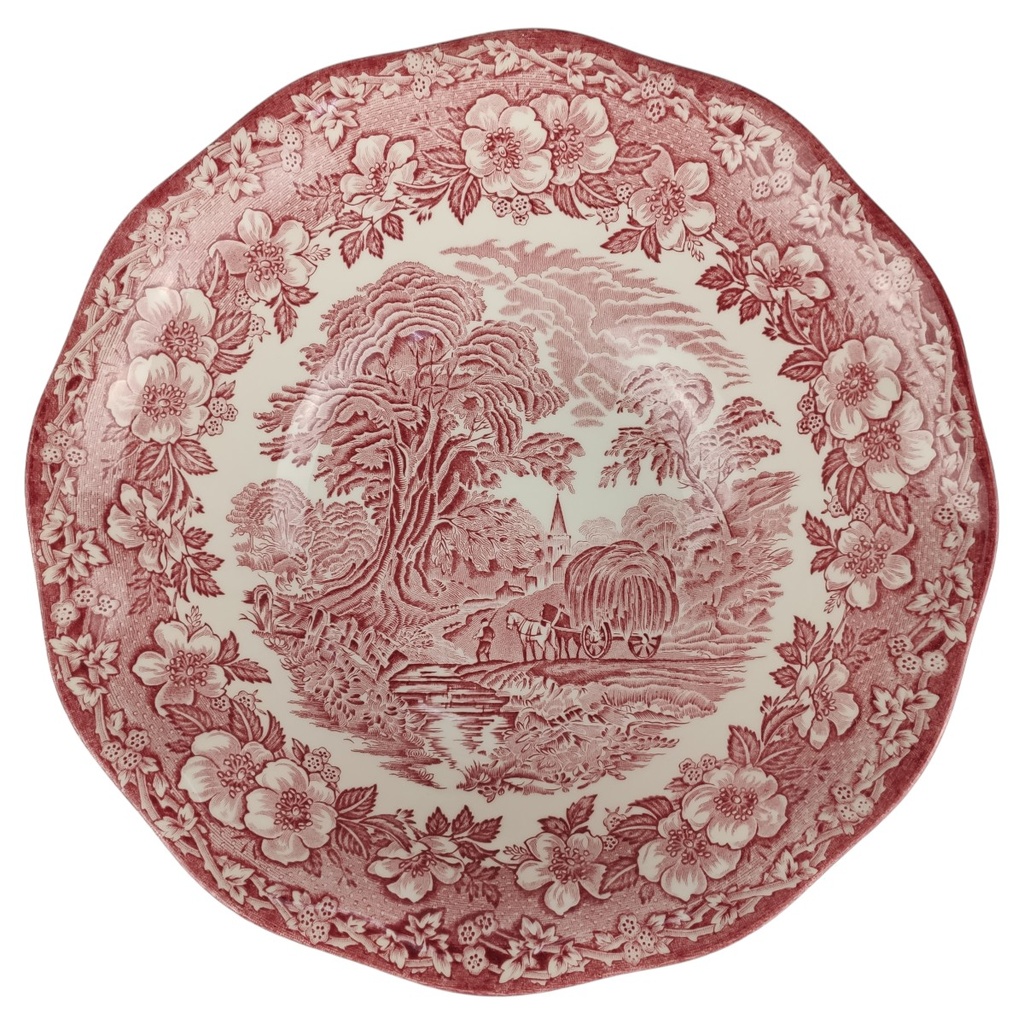 Schüssel groß 24,5 cm Unicorn Tableware Woodland Rot