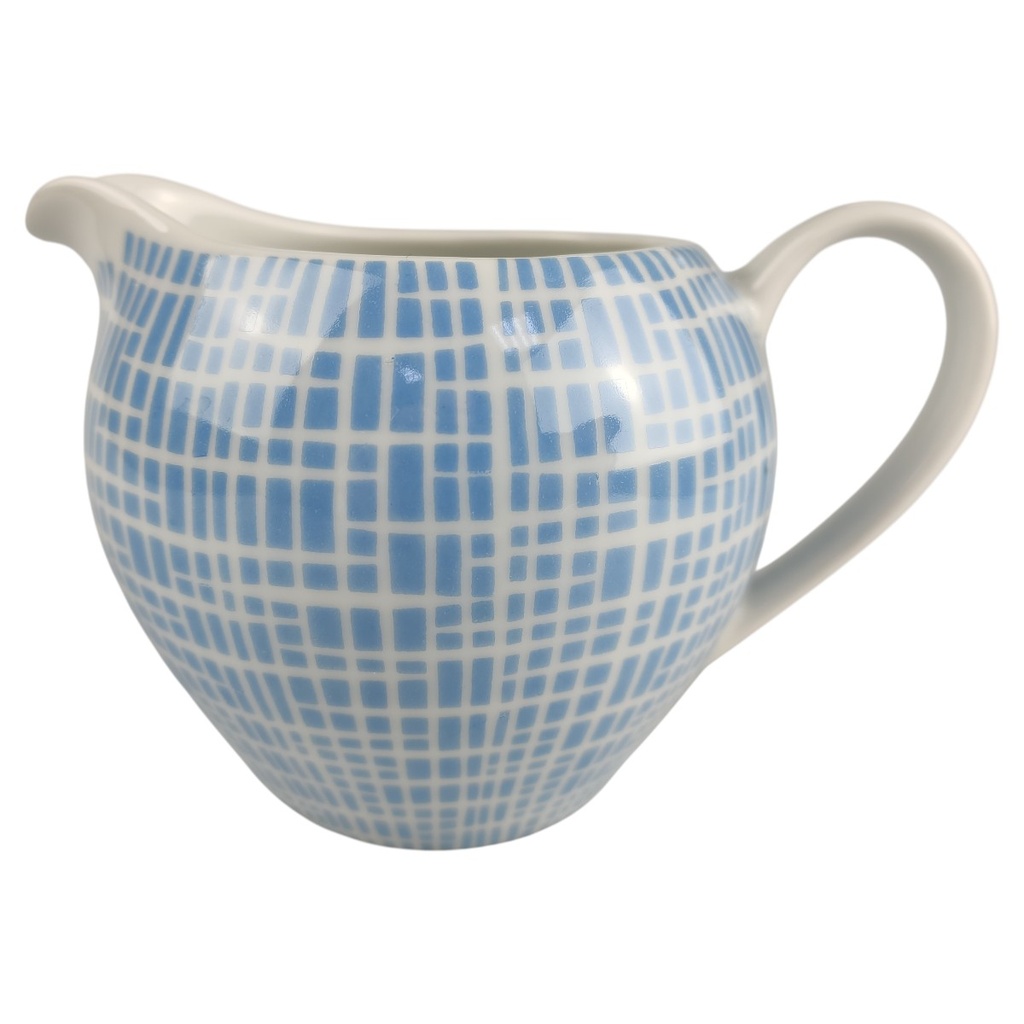 Milchkännchen 0,2 L Arzberg Form 2000 Bastdekor Blau