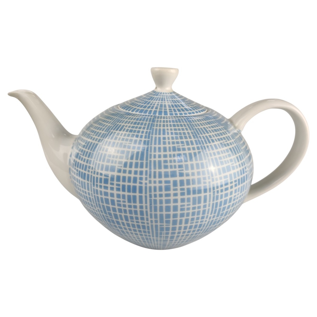 Teekanne 1,45 L Arzberg Form 2000 Bastdekor Blau