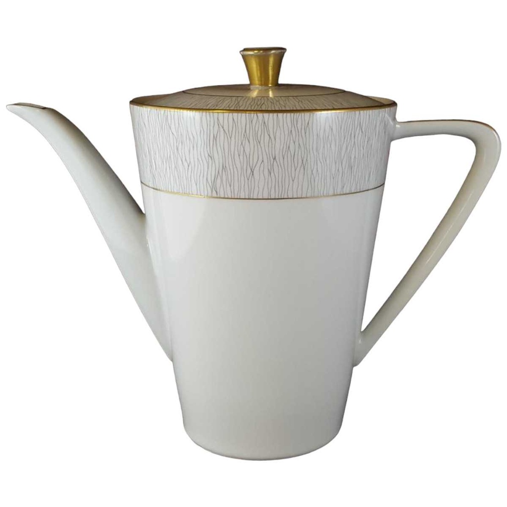Kaffeekanne 1 L Königl. pr. Tettau Ria 1347 grauer Rand
