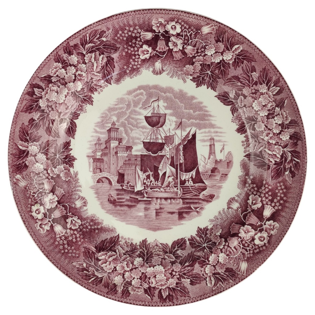 Kuchenteller 21 cm Wedgwood Ferrara Violett