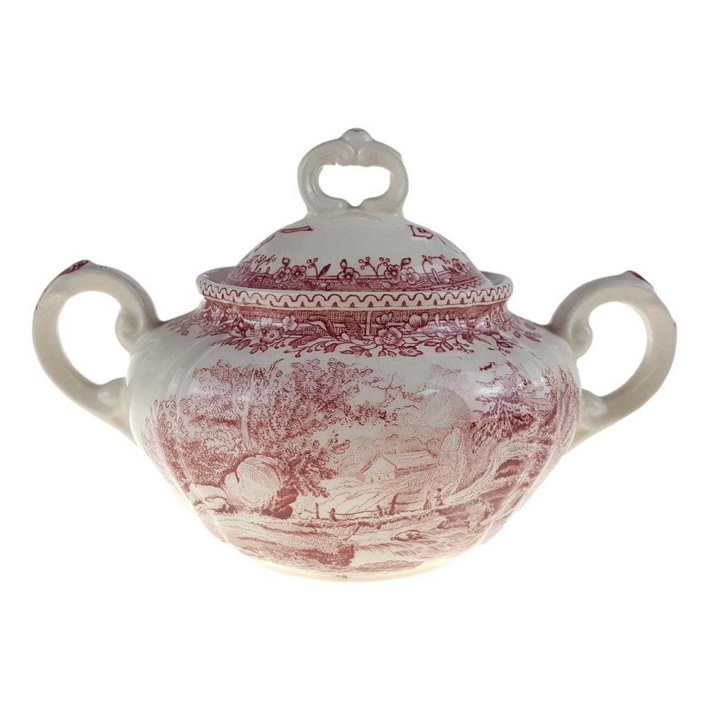 [1818350-1] Zuckerdose klein Villeroy & Boch Burgenland Rot