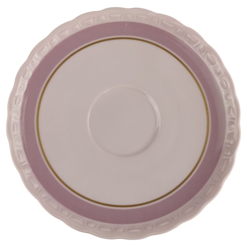 Untertasse für Kaffee 14,2 cm Hutschenreuther Drache Exklusiv Rosé Sanssouci Edition