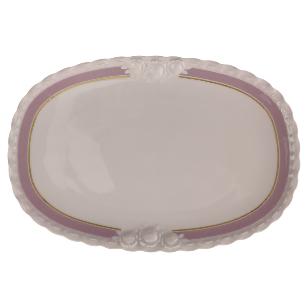 Servierplatte 32,4x21,5 cm Hutschenreuther Drache Exklusiv Rosé Sanssouci Edition