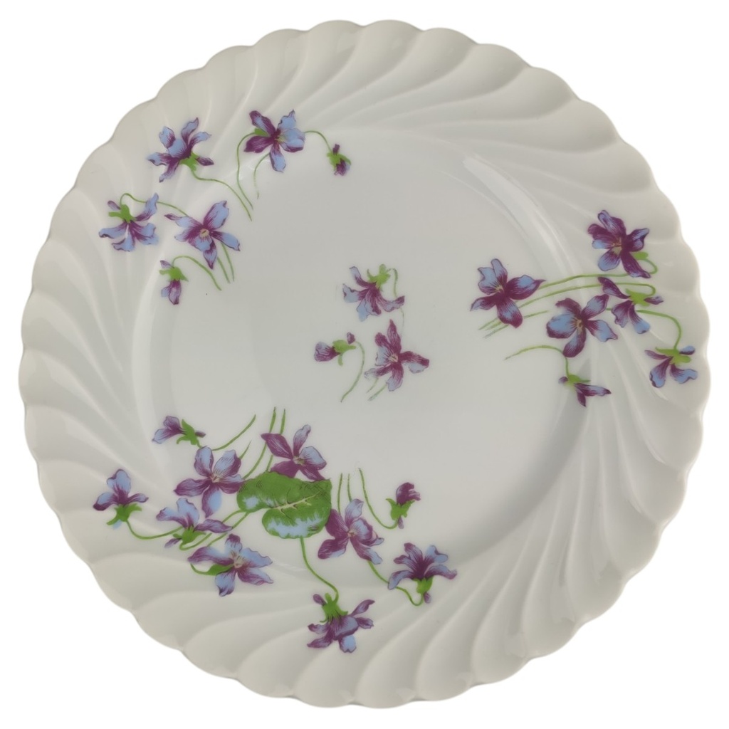 [1823063-1] Kuchenteller 19,5 cm Haviland Limoges Torse Violettes