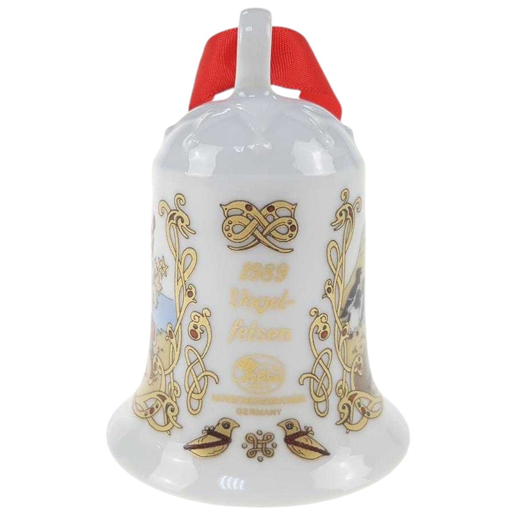 [45812475-1989] Weihnachtsglocke Hutschenreuther (1989 Vogelfelsen, gebraucht - sehr gut)